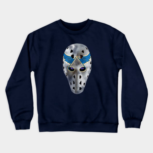 Ghost of Goalies Past - Distressed Crewneck Sweatshirt by DistractedGeek